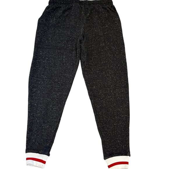 KISMET Sweat Pants Sock Monkey Fleece Size Small Elastic Waist & 2 Plush Monkeys - Picture 8 of 14